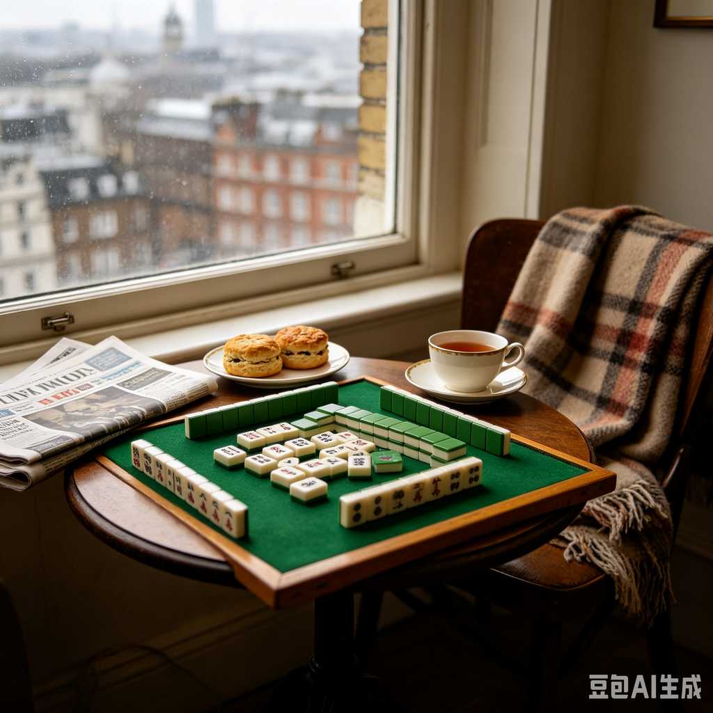 vintage gift mahjong set