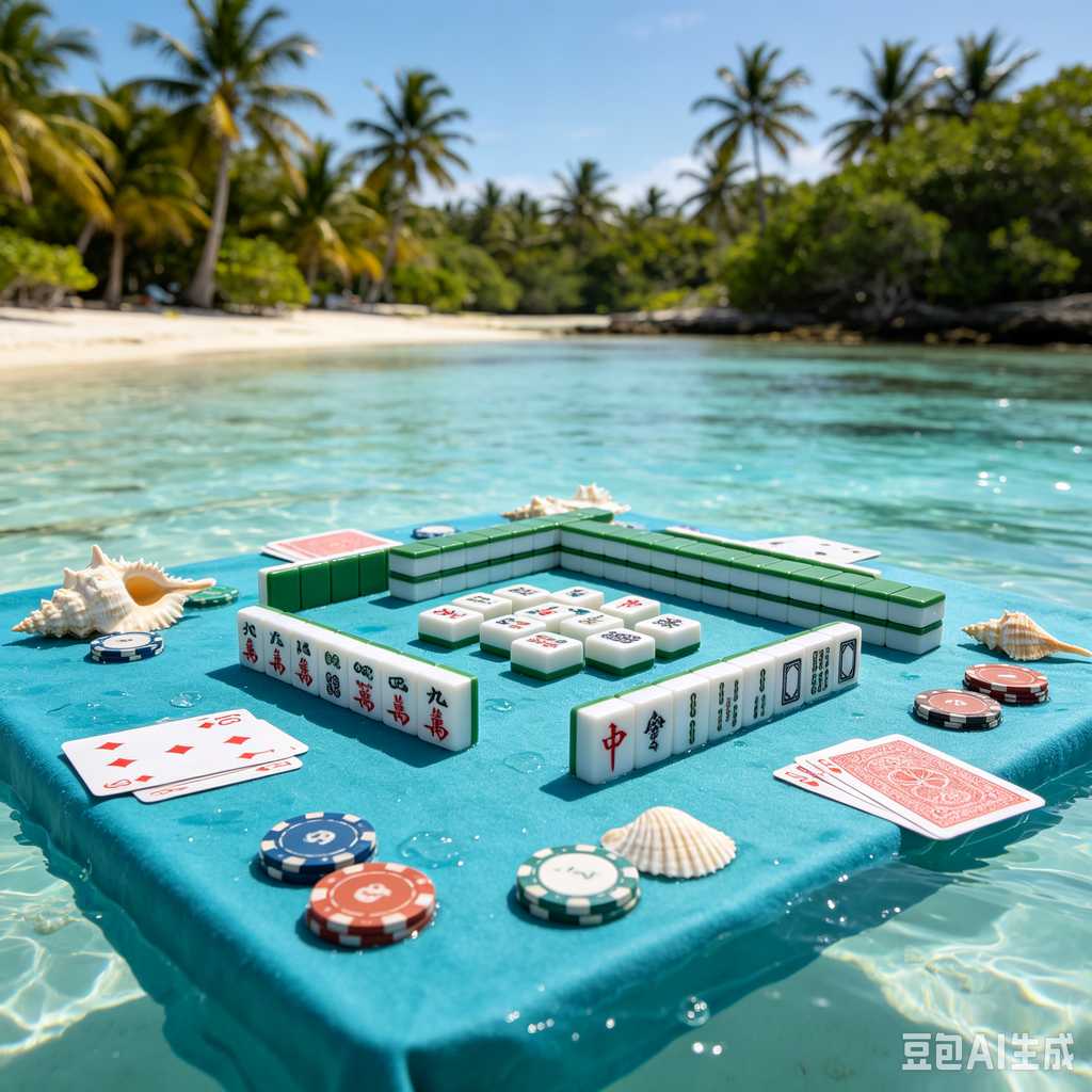 printed logo mahjong set